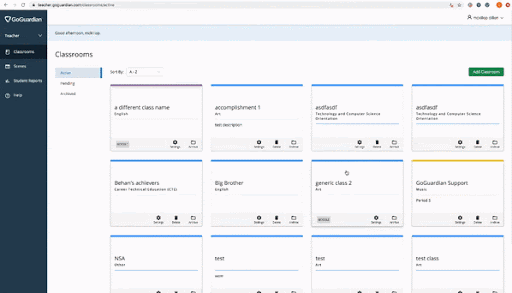 A gif of the chat archive