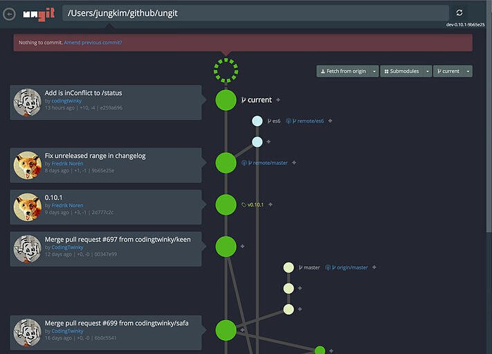 using git with ungit